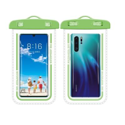 China Wholesale Swimming Diving Transparent Bag Mobile Phone Bag GEPB001 Universal Outdoor Waterproof Mobile Phone Bag for sale