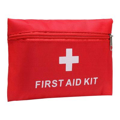 China Traditional First Aid Kit Red Portable First Aid Kit And 17 Items For Driving Outdoor Travel And Family Use for sale