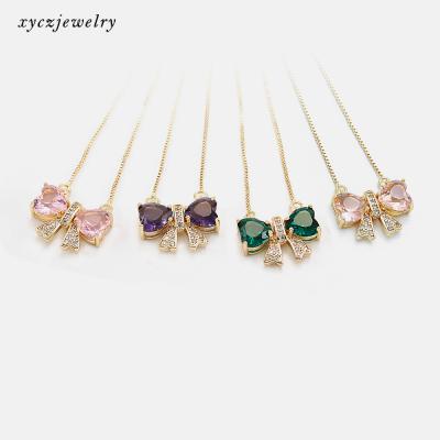 China Xingyu Jewelry 2020 Hot Sale CLASSIC Gold Plated Butterfly Necklace Brass Butterfly Necklace Beautiful for sale