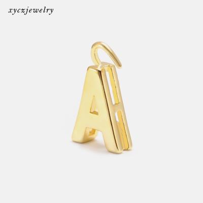 China 2021 Cute Dangling Earrings Boutique Handmade Alphabet DIY Gold Plated Earrings for sale