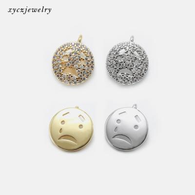 China CLASSIC 2020 DIY Emotion Smile 18k Gold DIY Pendant Jewelry Designer Women Jewelry for sale