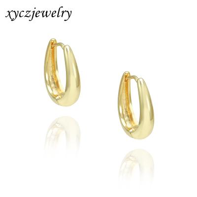 China TRENDY Classic Simple Circle Earring Sets 3 Sizes Gold Plated Fashion Women Jewelry Earrings for sale