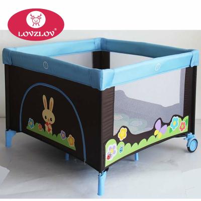 China Metal European Standard Twin Baby Play Yard , Baby Furniture New Style EN71 Baby Playyard for sale