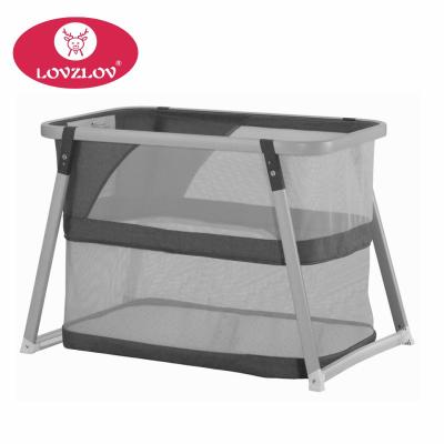 China Even compact folding; Water Resistant Portable Folding Travel Baby Crib Cradle Crib Hutch for sale