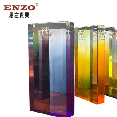 China Environmental Protection ENZO 2022 Acrylic Building Sheets Popular Gradual Shades Acrylic Sheet For Laser Cutting for sale