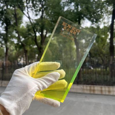 China ENZO Good Environmental Friendly Price Chinese Factory Gradually Dyed Acrylic Sheet Color Cast Acrylic PMMA Plate for sale