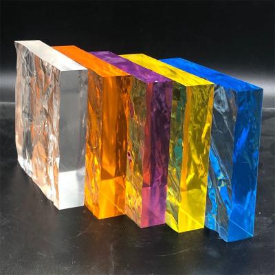 China Environmental Protection ENZO Color Acrylic Glass Acrylic Custom Cut Acrylic Ice Sheet Advertising Material for sale