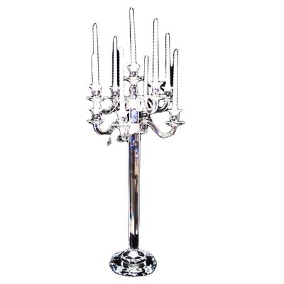 China Wedding Home Top 9 A.M. Sale Decoration Crystal Candelabra Candle Holder For Wedding On Sale for sale