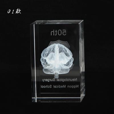 China Middle East China Manufacture Professional Wholesale 3D Laser Cheap Crystal Gifts and Crafts CM-3D-011 for sale