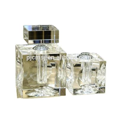 China Europe luxury crystal glass perfume bottle /perfume bottle for gift and souvenir PB-003 for sale