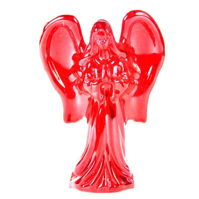 China Europe Wholesale Hot Sale Carved Halloween Red Crystal Angel for sale