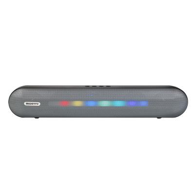 China MODENG Colorful LED Light Accept BT 5.0 Custom High Quality Portable Sound Bar Desktop Outdoor Speaker With Pickup Rhythm LED Light for sale