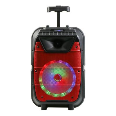 China MODENG Colorful LED Radio Outdoor Portable Speaker 20W With LED Light Accept Custom Lever Type Speaker for sale