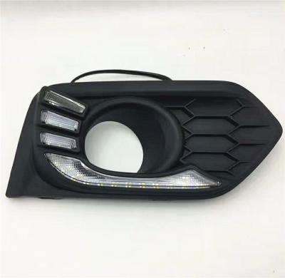 China Front Bar Light For Hon da City 2018 Foglamp For H onda 2017-2018 City Daytime Running Light For Hon da City 2017 DRL LED for sale