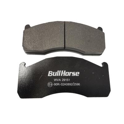 China 29151 Brake Pad SUZUK-I SX4 29*27*22CM High Quality Medium Duty Trailer Transport Volvo-FM fh12 European Truck Brake Pads for sale