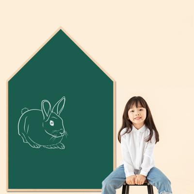 China Smooth Frame Custom Natural Wood Chalk Wall Board Writing Small Wood Chalkboard for sale