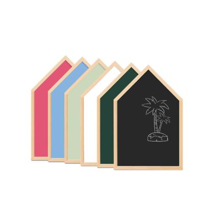 China Smooth Writing House Shaped Kids Stand Art Large Magnetic Drawing Board Easel for sale