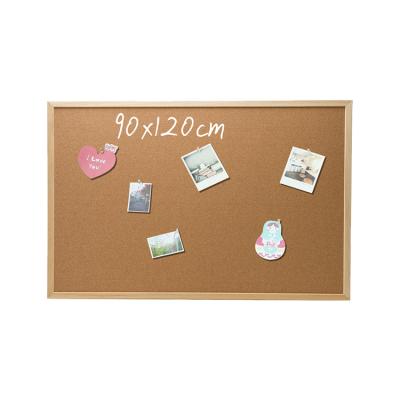 China Custom message board bulletin felt white pin notice message cork board with wood framed for sale