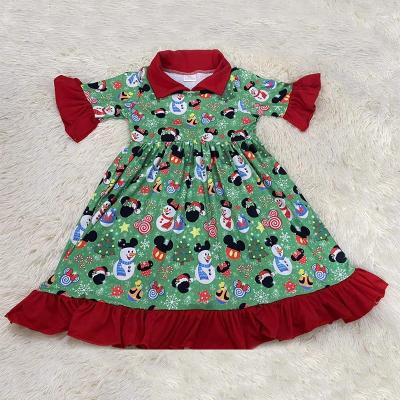 China Washable Two-piece Christmas Dress Boys and Girls Christmas Dress Sets Custom Made Hot Selling Patterns Kids Clothing for sale