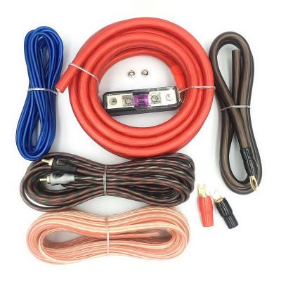 China 2021 Car DVD Player 4AWG Wiring Kit Car Amplifier Wiring Kit Car Audio Cable for sale