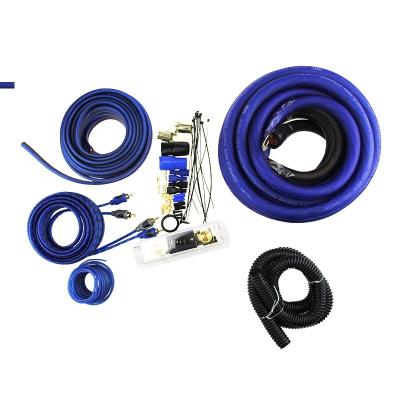 China Heavy Duty OFC 0 Amp Meter Wiring Kit Car Installation Wiring Harness Audio Kit For Car Audio HX-KIT050 for sale