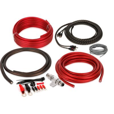 China High Quality DVD Player Kit OFC CCA 4AWG Car Amplifier Cable Wiring Harness Kit for sale