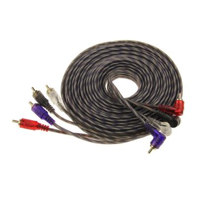 China Audio cable 4RCA -4RCA MALE-MALE twisted pair RCA audio cable HX-RC061 for sale