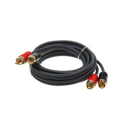 China Car Audio New Arrival 2 Male To 2male RCA Cable Car Audio Cable for sale