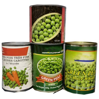 China Chinese 340g/397g/800g Canned Fresh Natural Wholesale Canned Vegetables Pickle Canned Peas for sale