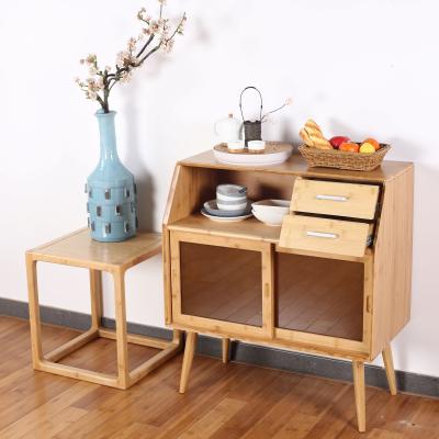 China Modern Factory New Arrival Environmentally Friendly Home Furniture Direct Bamboo Made Stand Sideboard for sale