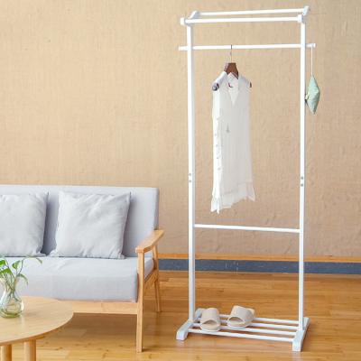 China Modern Bamboo Rack Design Modern Bedroom Coat Hanger Vertical Rack for sale