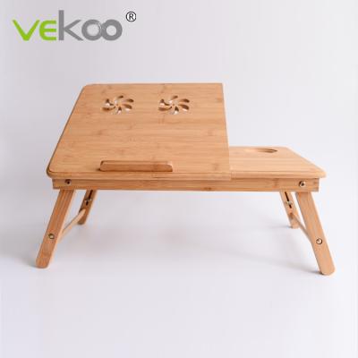 China Bamboo Folding Laptop Desk (Height) Adjustable Table Tray Stand Laptop Desk for sale