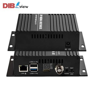 China Total IPTV OTT System Solution OTV-HS10 H.265 H.264 1080P SDI IP Decoder With USB RS485 SDI Output For Network Streaming Decode With RTMP RTSP UDP HTTP SRT HLS for sale