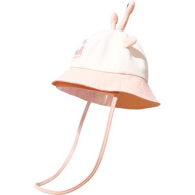 China Fashion KOCOTREE 2023 3D Snail Sunshade Bucket High Quality Kids Antennae Summer Cute Baby Hats Windproof Detachable Protective Cap for sale