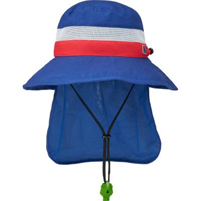 China KOCOTREE 2023 Breathable Kids Adjustable Comfort Brim Baby Foldable Kids Bucket Hat UPF 50+ Sun Protection Wide Bucket Color Contrast Unisex Hat for sale