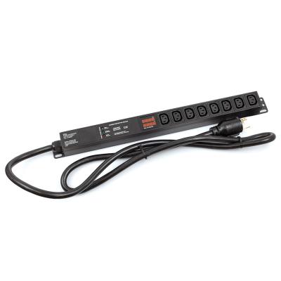 China T Data Center / Cabinet OEM PDU / Industrial Estate etc. server case with digital multimeter volts amps L630P 6way 240V C13 30A metered PDU for server case for sale