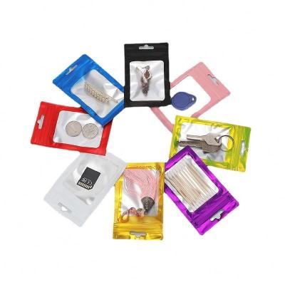 China Recycled Materials LingJie Colorful Three Side Seal Yin Yang Aluminum Foil Ziplock Bag for sale