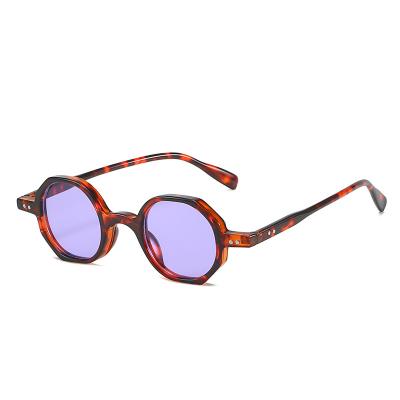 China Wholesale Hot Multicolor Colorful Custom Border Polygon Sunglasses Small Frame Sunglasses Fashion Sunglasses New for sale