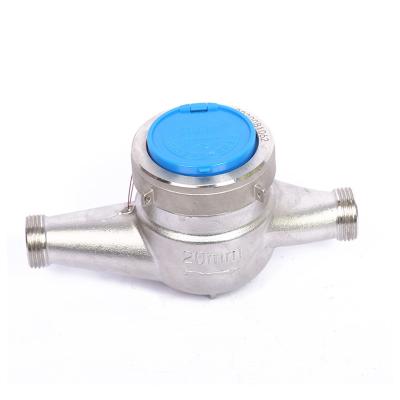 China High Quality Individual Construction Digital Stainless Steel Mechanical Water Meter Dial Easy To Read Data for sale