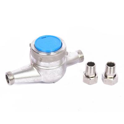 China Individually constructed comprehensive features strong and durable dry stainless steel housing cold domestic water meter for sale