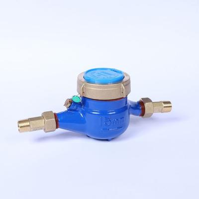 China Long Life Rotor Mechanical Dry Screw Wing Cold Water Meter Cheap Price Edium Temperature 0.1-40 Degree for sale