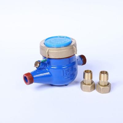 China Edium Temperature 0.1-40 Degree Good Quality And Good Price Mechanical Dry Rotor Screw Wing Cold Water Meter for sale