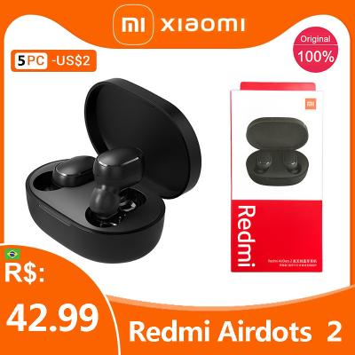 China Original Xiaomi Redmi Airdots 2 Earbuds Tws In-ear Cost-effective Wireless Earphone Stereo Headset With Mic For Dropshipping for sale