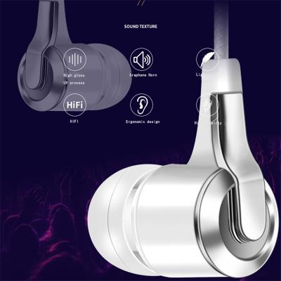 China Xnyocn In-Ear Headphones 3.5mm In-Ear 1.2m Cable Control Sports Headset Wired Earbuds For Huawei Honor Microphone Smartphone for sale