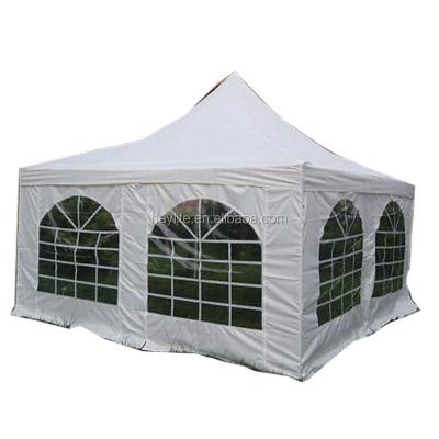 China Steel Pipe PE Or PVC Cheap Water Proof Pagoda Tent Outdoor Party Tent for sale