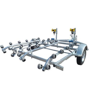 China Boat Trailer Galvanized Double PWC Jet Ski Trailer With Boat Trailer Kits for sale