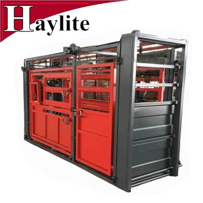 China Cattle Mill Powder Coated Cattle Crush For Cattle Yard System for sale