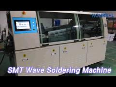 Dual Wave SMT Wave Soldering Machine Lead Free For 250mm PCB Line