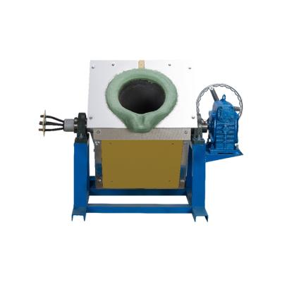 China New TGZ-90KW and 150Kg Building Material Stores Hand Crank Operated Foundry Furnace Scrap Copper Smelting Furnace Equipment for sale