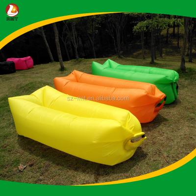 China 2017 Summers Hottest Beach Sleeping Bag+Comforter+Pillow Inflate Sleeping Bag Air Lazy Bag Fast Inflatable Sofa Air Sofa for sale